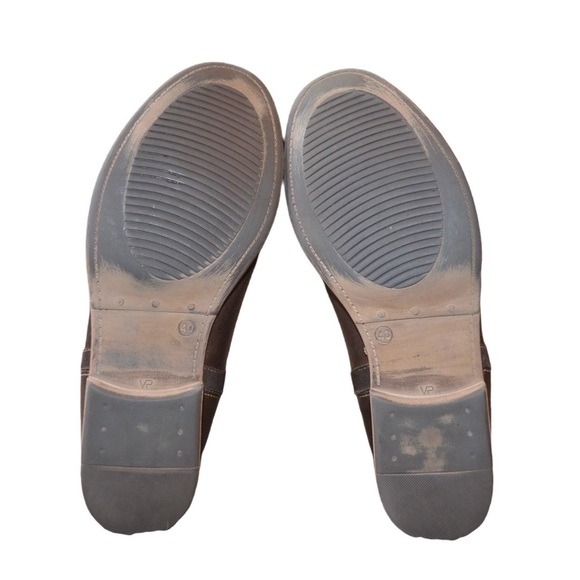 Brown Studded Leather Boots - Picture 4 of 7